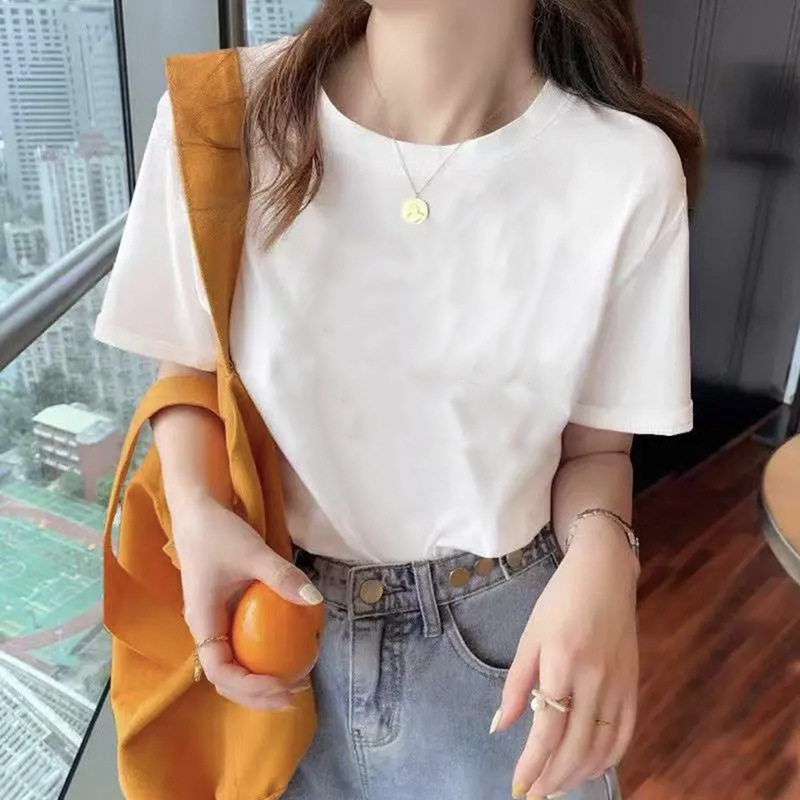 Camiseta de mujer manga corta suelta de dibujos animados Tigre media manga pequeña ropa de dopamina personalidad fresca Camiseta de manga corta moda masculina