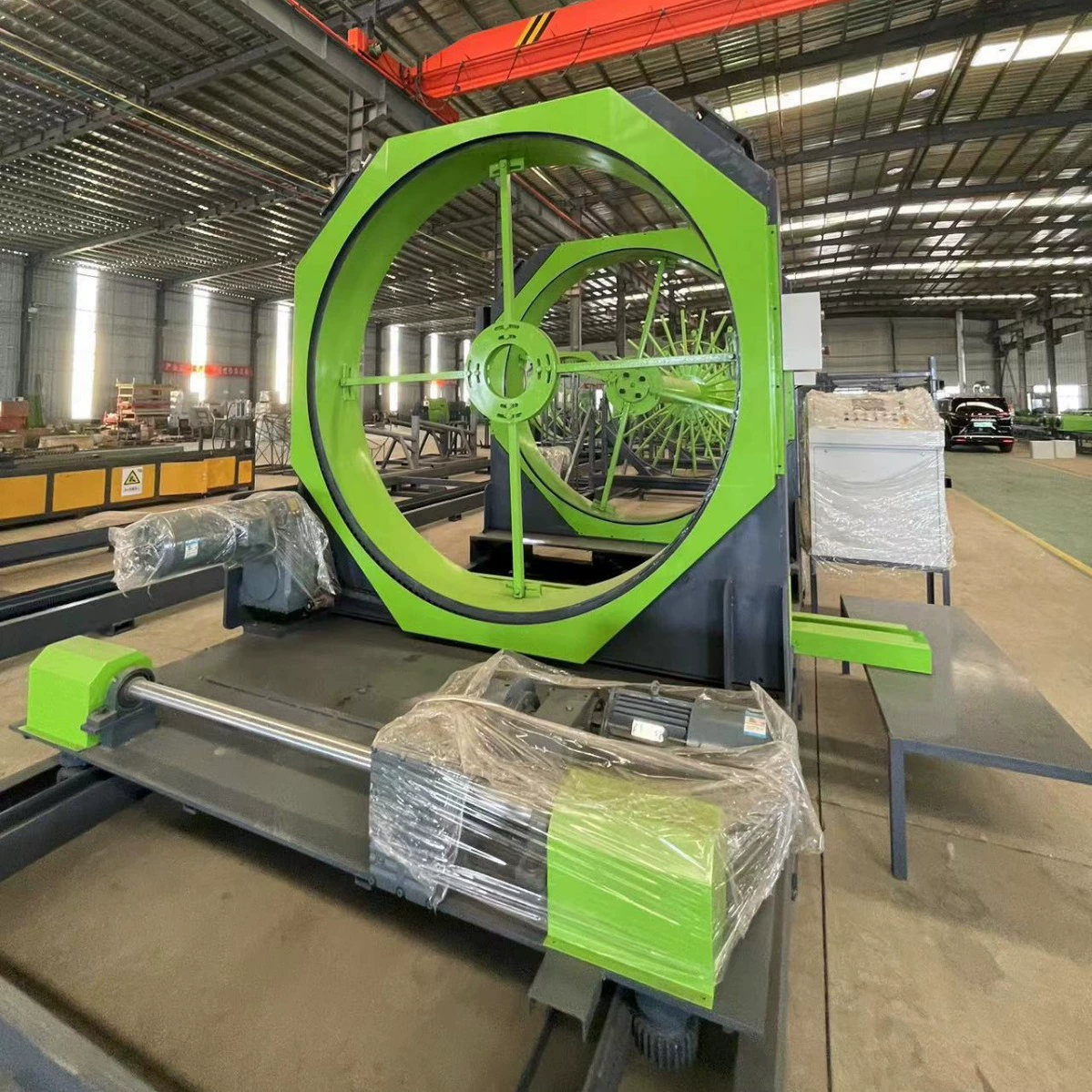 Интеллектуальная строительная техника для железобетонных конструкций, полностью автоматическая машина для сварки арматурных клеток, автоматическая сварочная машина для формовки, машина для намотки арматурных клеток