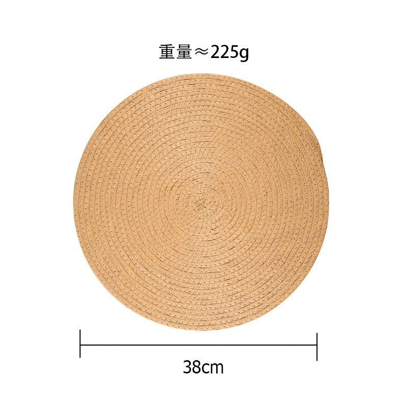 Comercio electrónico transfronterizo exclusivo para colchones aislantes de color natural japonés almohadillas de yute ecológicas almohadillas de maíz almohadillas de tazón de cuero almohadillas de agua