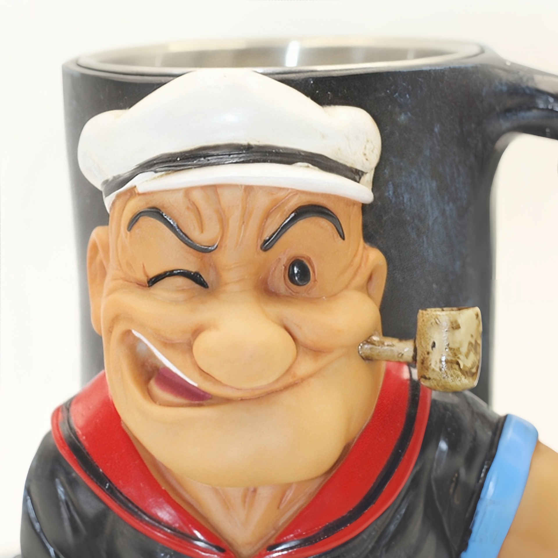 Nuevo producto transfronterizo 3DPopeyePowerMug Popeye Man Power Cup Home Coffee Cup Regalo