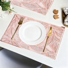 北欧风镂空餐垫餐桌垫茶杯垫PVC隔热垫家用西餐厅餐具垫防烫桌垫