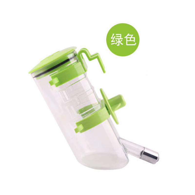 Colgando de agua para mascotas taza colgante jaula mascota fuente de agua de gran capacidad de alimentación automática de agua 350ml perro hervidor de agua alimentador