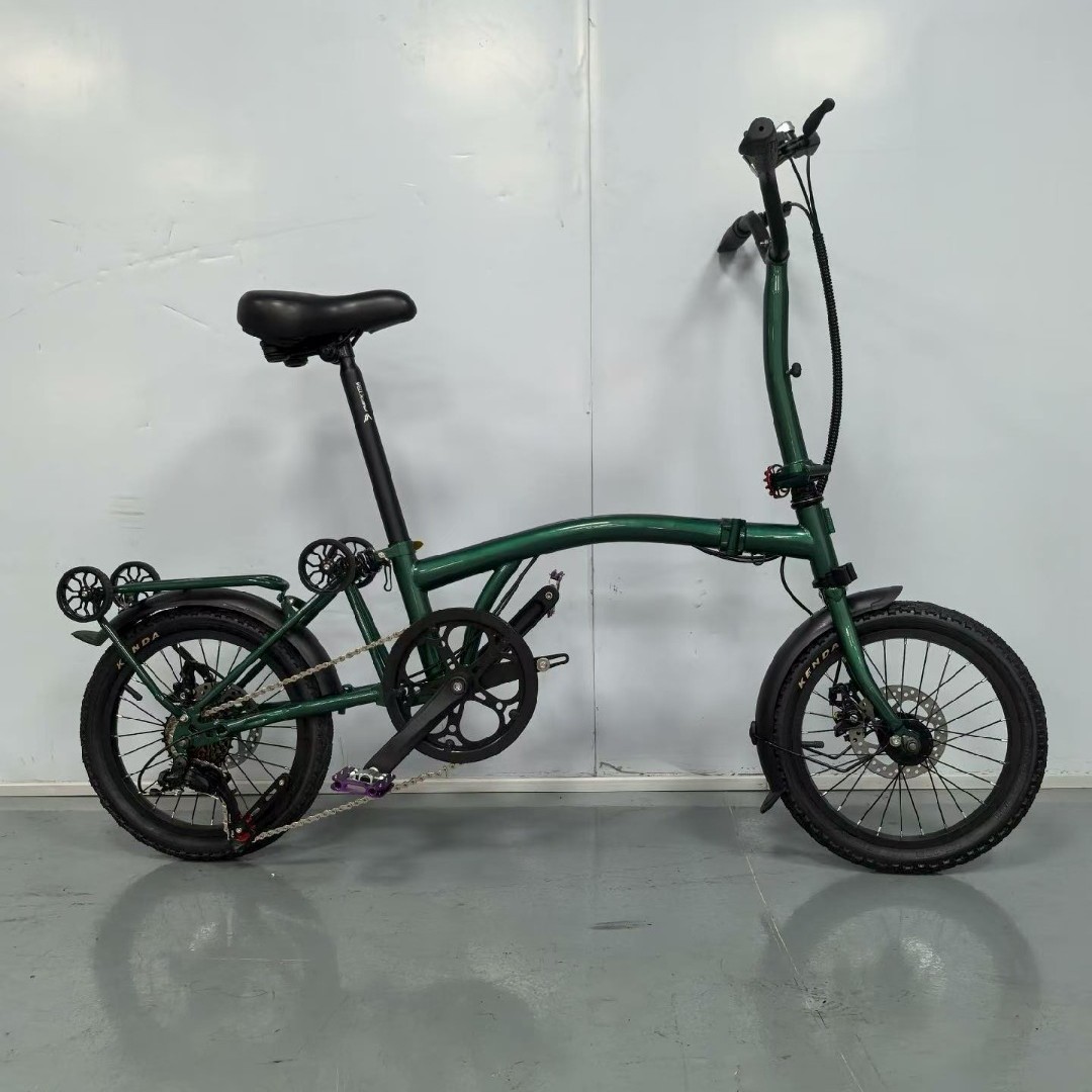 Jack Ma and Lei Jun's Same Model Small Folding Bike 16inch 70% off Folding Bicycle Ultra-Light Portable Internet Celebrity Folding Bicycle 7-Speed