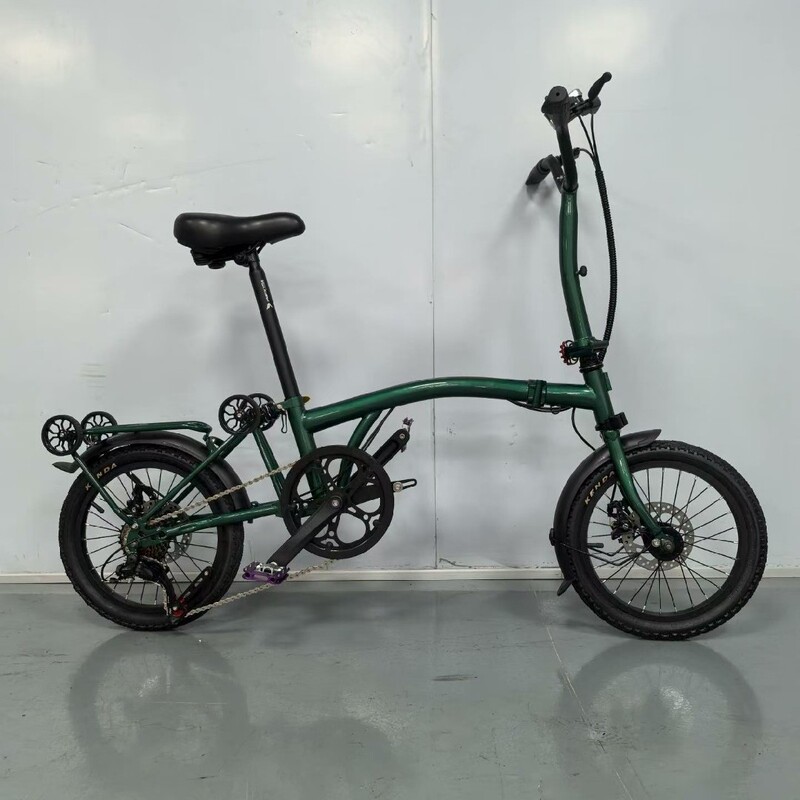 Jack Ma and Lei Jun's Same Model Small Folding Bike 16inch 70% off Folding Bicycle Ultra-Light Portable Internet Celebrity Folding Bicycle 7-Speed