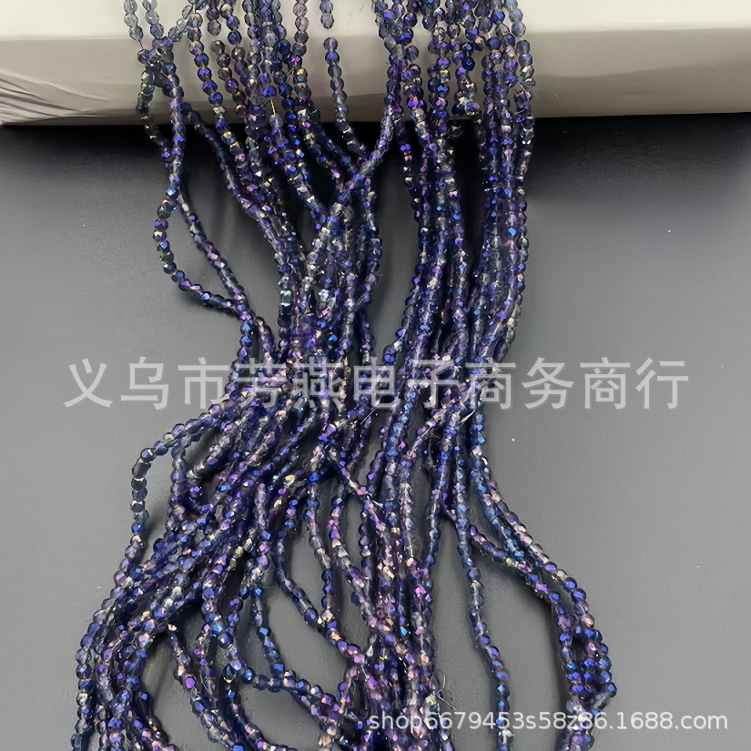 Cuentas planas de 1MM para ruedas de cuentas, cuentas de porcelana AB de alta temperatura, coloridas, transparentes, iridiscentes, facetadas, para pendientes, pulseras, espaciadores y micro cuentas.