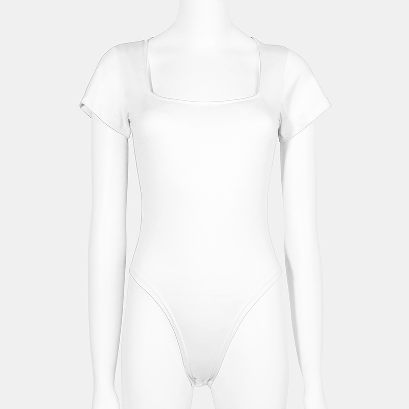 2024 verano Europa y Estados Unidos comercio exterior transfronterizo nueva ropa de mujer sexy delgado de manga corta mono fábrica de mujeres al por mayor