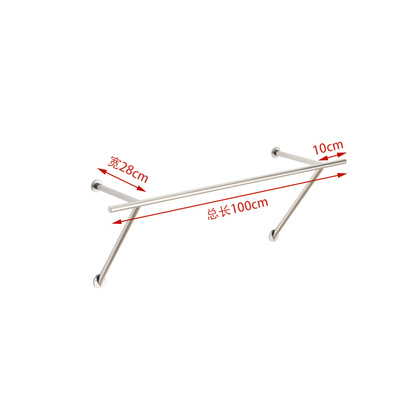 섹션 A는 벽에서 길이 100cm, 두께 28cm 입니다.