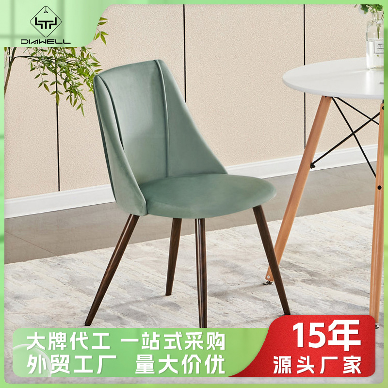 Exportación de silla de comedor de Amazon silla de comedor de madera de lujo ligera silla de comedor de madera image 1