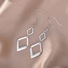 Earrings, accessory, 925 sample silver, simple and elegant design