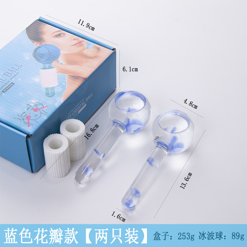 Fuente Fábrica Belleza Bola de ondas de hielo Bola de belleza Bola de belleza Energía de belleza Bola de cristal Cuidado del masaje facial Bola de ondas de hielo