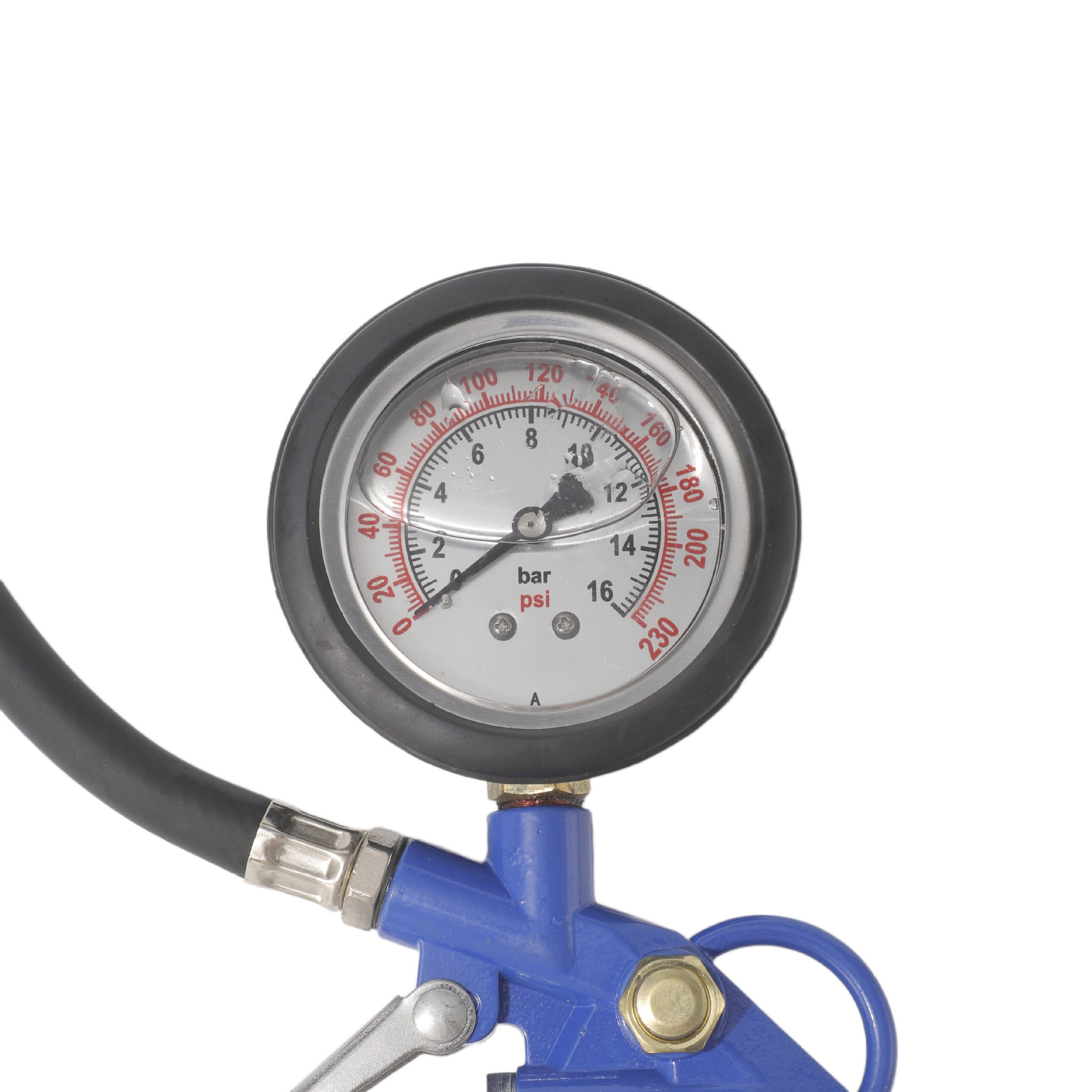 Air pressure gauge, tire pressure gauge, high-precision air inflating head with pressure gauge, car tire monitor, electronic air gun, inflating nozzle