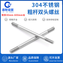 304ステンレス製の太い棒のダブルヘッドのねじの2つの歯のボルトのプルバーのa型のダブルヘッドのねじm 5m 6m 8m 10m 12
