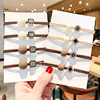 Demi-season hair rope, hair accessory, Korean style, light luxury style, wholesale