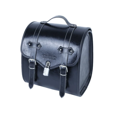 Rear Seat Bag, Motorcycle trunk - black-back-bracket