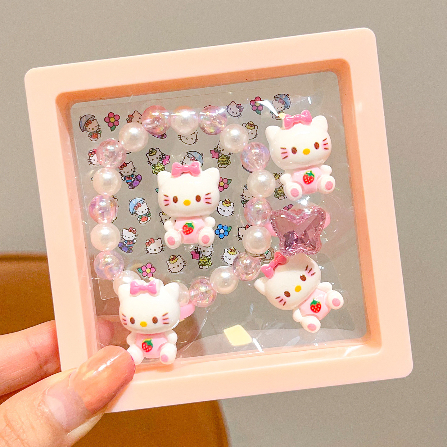 Linda niña nueva pulsera de princesa de dibujos animados niños Anna Aisha colgante pulsera cadena de joyería para niñas de nicho