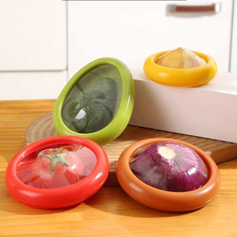 Transparent Film Vegetable and Fruit Sealing Box Refrigerator Preservation Box Onion Half-Cut Refrigeration Storage Box Fruit and Vegetable Storage Box Transparent Film Vegetable and Fruit Sealing Box Refrigerator Preservation Box Onion Half-Cut Refrigeration Storage Box Fruit and Vegetable Storage Box