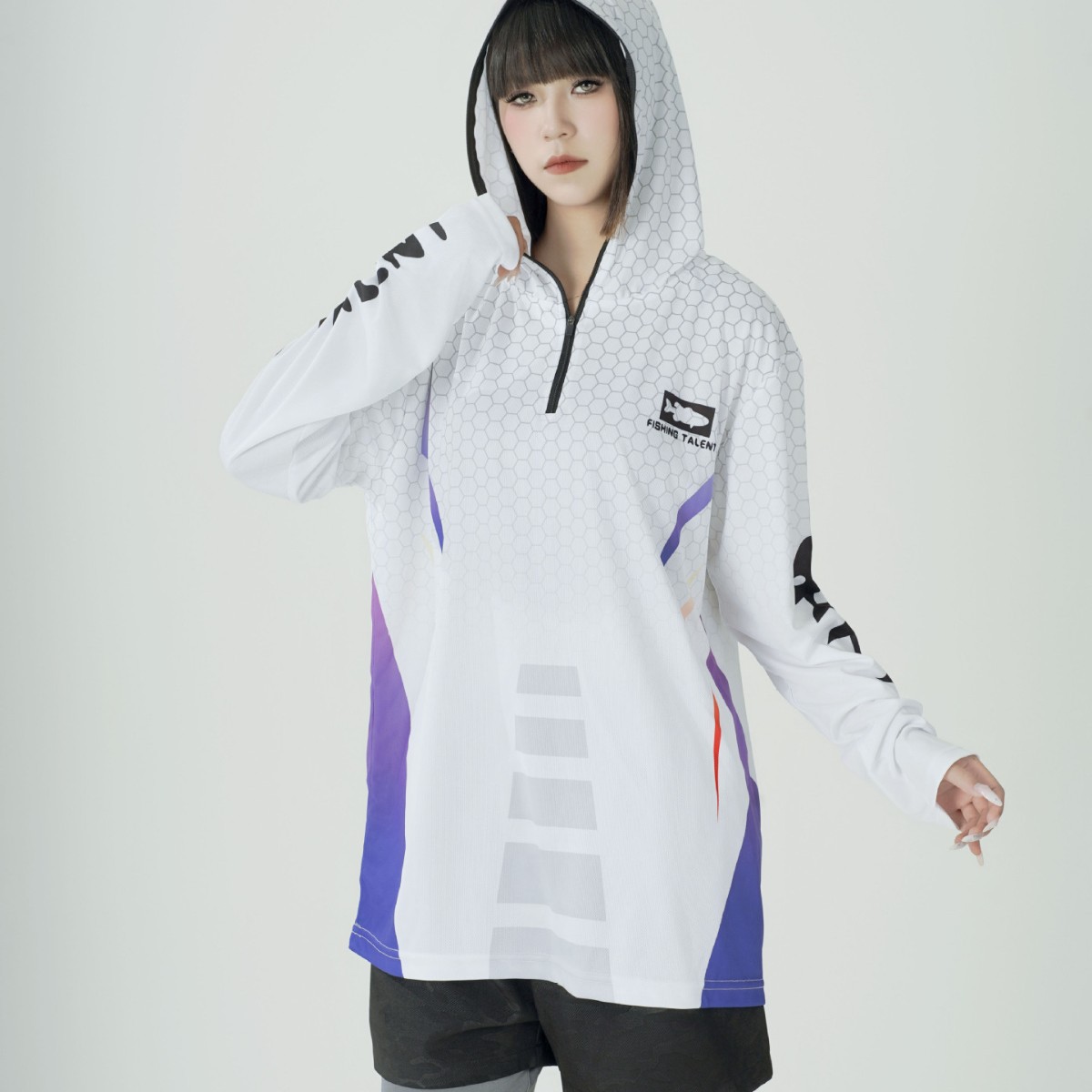 Cross-border plus size New Fishing Sunscreen Clothing Men's Fishing Hooded Summer Outdoor Fishing Quick-drying Rock Fishing Sea Fishing Clothing