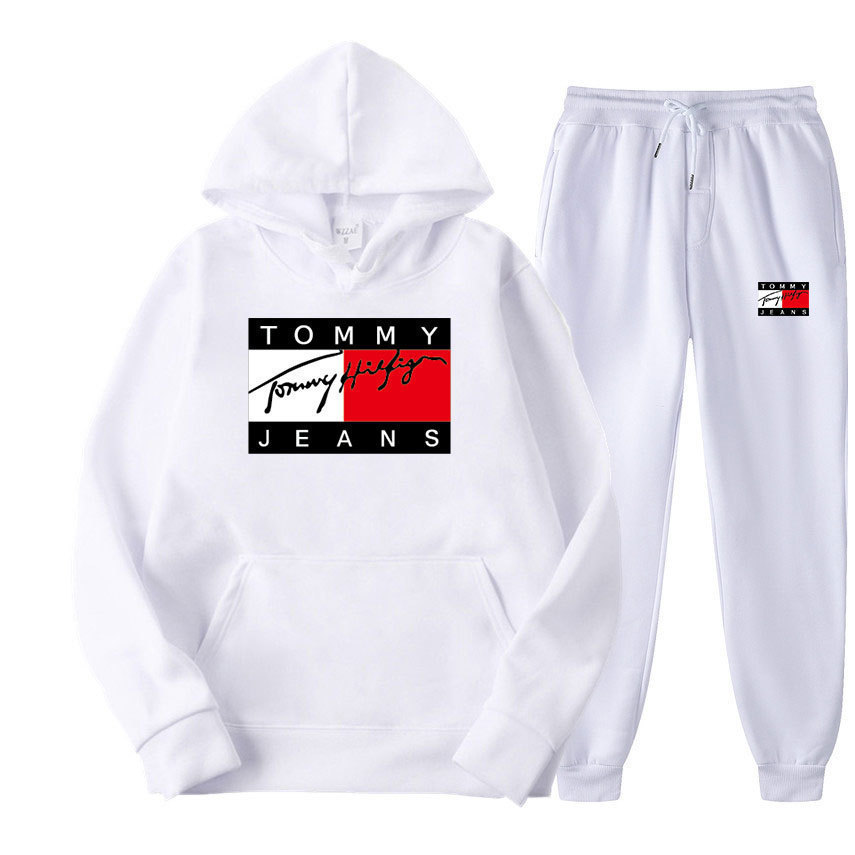 2025 nueva primavera suéter con sudadera hombre impresión suelta color sólido europeo y americano transfronterizo LOGO femenino