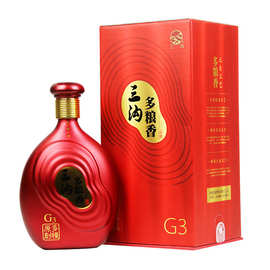 辽宁阜新特产三沟老窖多粮香G3浓香型52度500ml/瓶纯粮白酒礼盒装