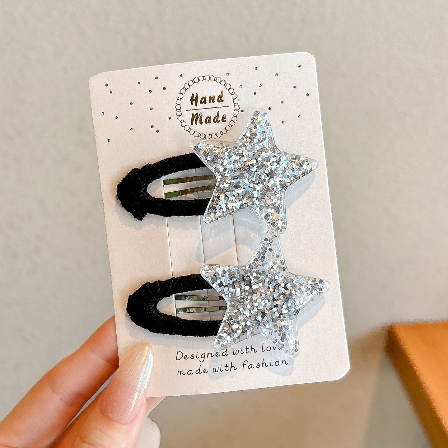 Clip de cabello de arco feminino frange clip lateral clip de boca de pato joyería de otoño 2025 nuevas joyerías al por mayor