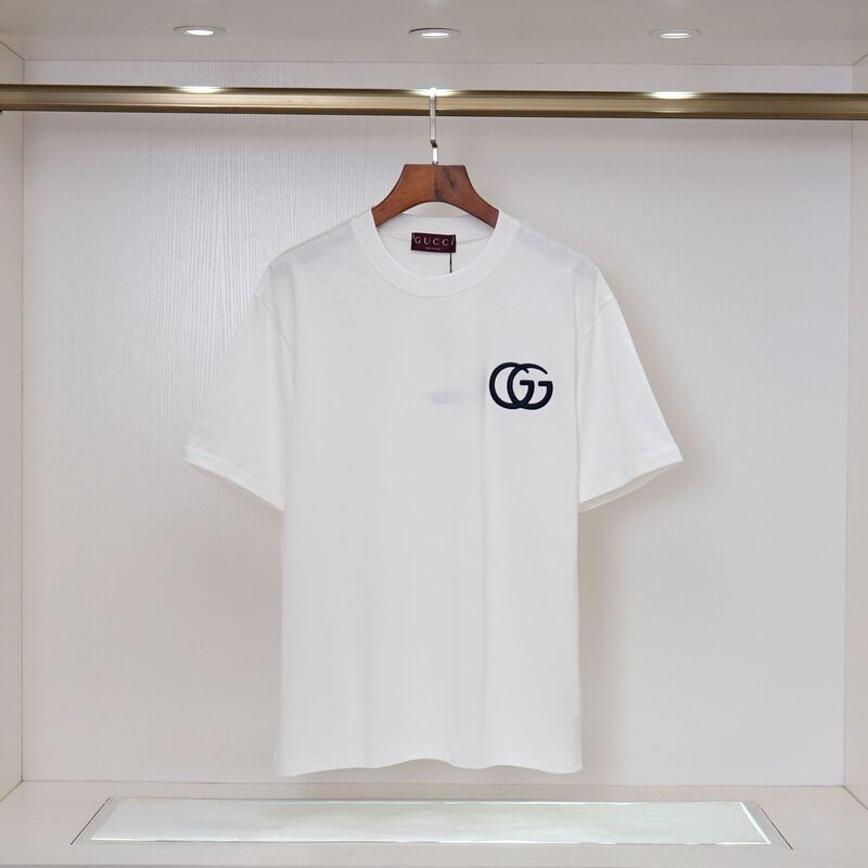 G家の人気商品、高品質純綿半袖Tシャツ、メンズプリント、男女兼用、トレンドブランド、輸出向け、ゆったり半袖|undefined