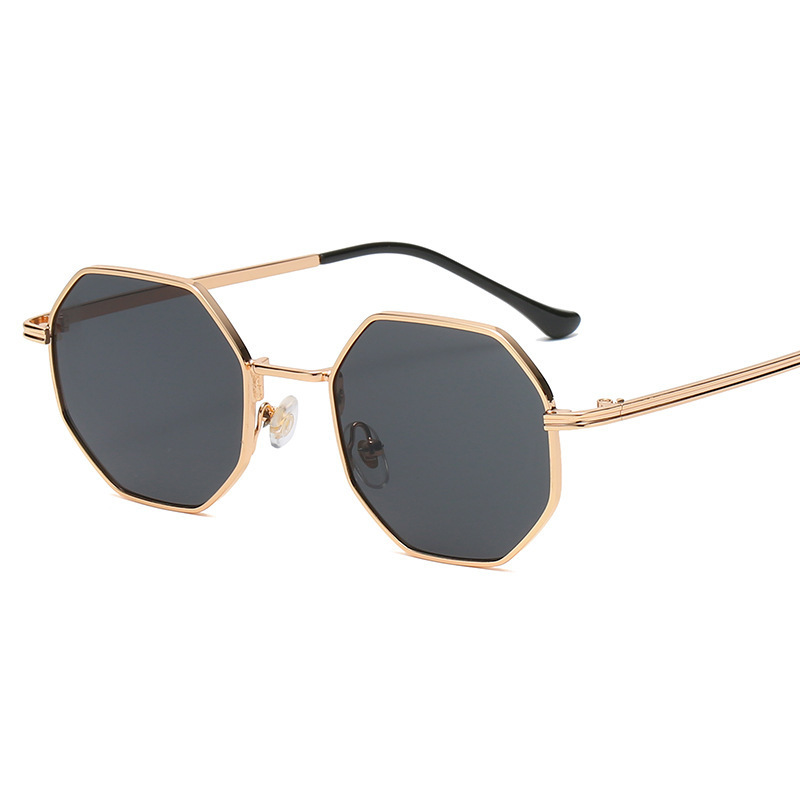 Golden frame black gray film