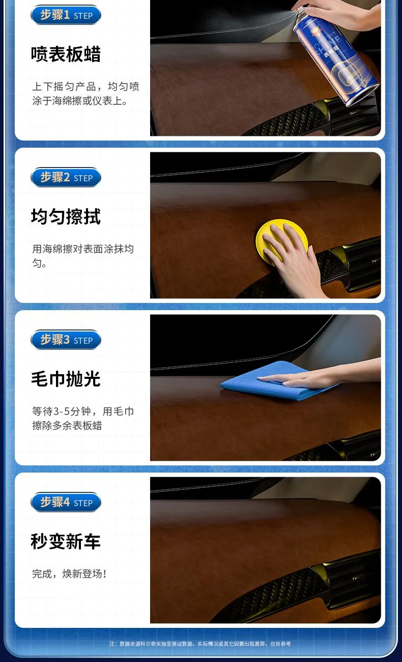 Colch watch plate wax car interior wax curing wax dashboard polishing plastic refuriator leather coating