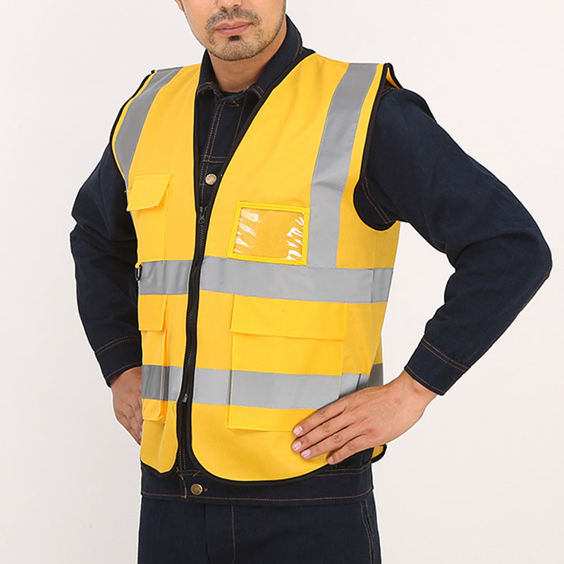 chaleco de seguridad reflectante chaleco de construcción de ingeniería de construcción ropa reflectante de trabajo chaqueta de protección de seguridad de mano de obra ropa reflectante