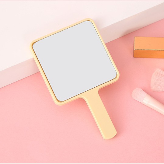 Espejo acrílico personalizable para regalo, espejo pequeño cuadrado de mano para maquillaje, espejo portátil de escritorio para mujer, espejo de tocador de alta definición image 16