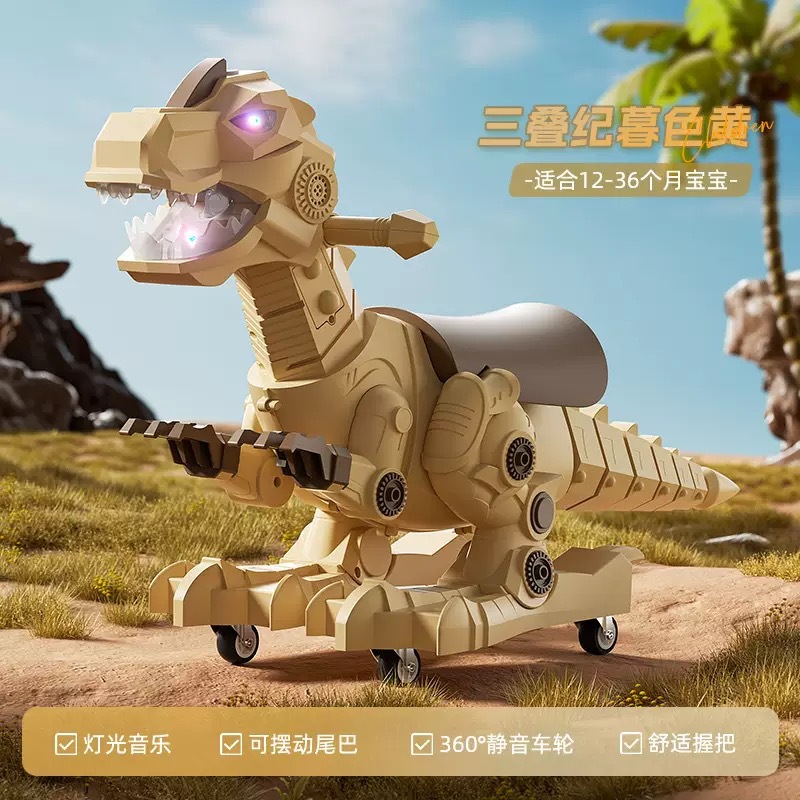Dinosauro patineta twist coches niños 2025 nuevo coche de juguete se puede montar en patineta decoración regalo