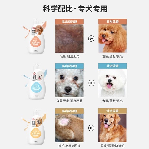 Dog-specific shower gel Teddy shampoo cat bath fragrance pet dog shower gel liquid cleaning supplies