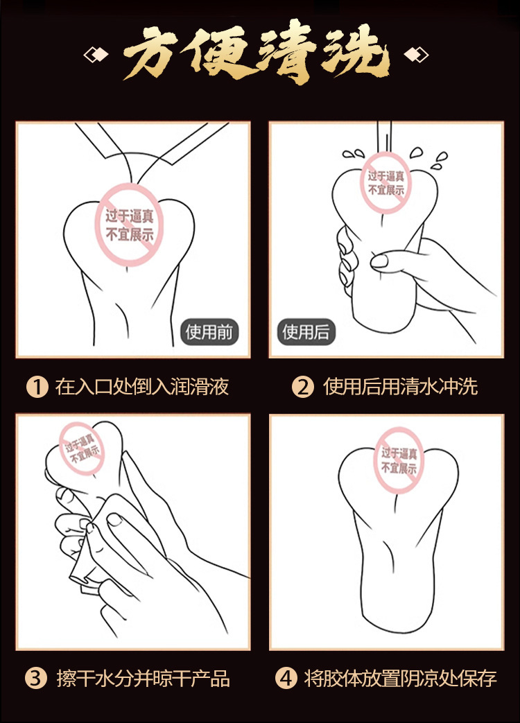 Jiuai Half-Body Male Masturbator TPE Torso with Realistic Entry, Non-Inflatable — detail image 11