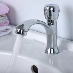 单把洗手盆水龙头龙头单冷卫生间洗脸盆台盆洗手池冷水单孔面盆