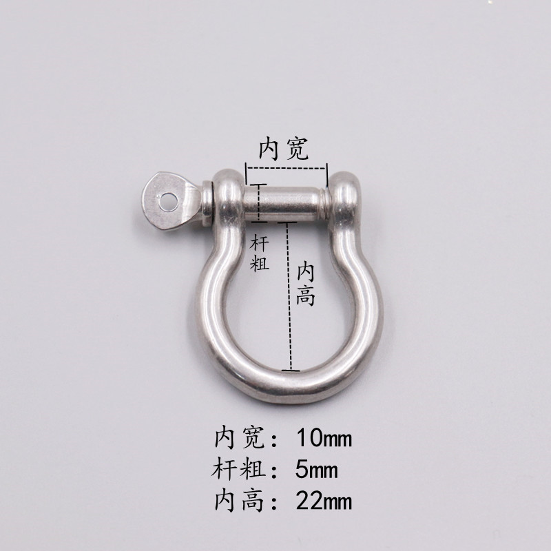 メーカー現物純銅馬蹄バックル真鍮財布バックル日版精緻馬蹄バックル革具バッグu型バックル