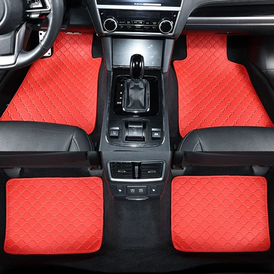 mats for all seasons, no Universal Foot Pad - red-football-pattern