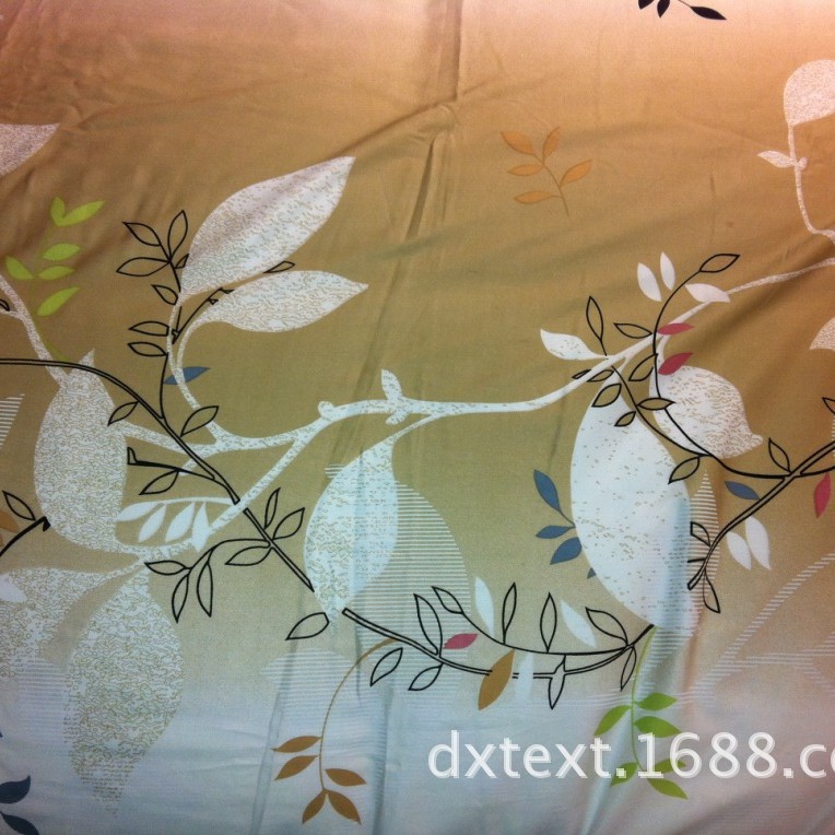 厂家直销 布面料 50 60 70 80 90 115 桃皮绒 印花 家纺 磨毛布