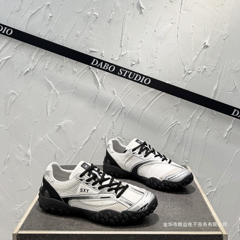 Low-Top Shoes, Summer Trend, Versatile New Style, Breathable Men's Shoes, Sports Casual Shoes, Outdoor Shoes, Mesh Lace-Up Shoes, Soft Soles