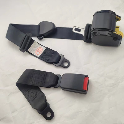 Car seat belt: Passenger Side, Diagonal Shoulder Type, Automatic - k3-galvanized-30cm-half-packed-webbing-base