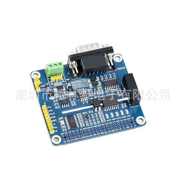 Расширительная плата для Raspberry Pi RS485+RS232 SC16IS752 чип изолированная SPI связь