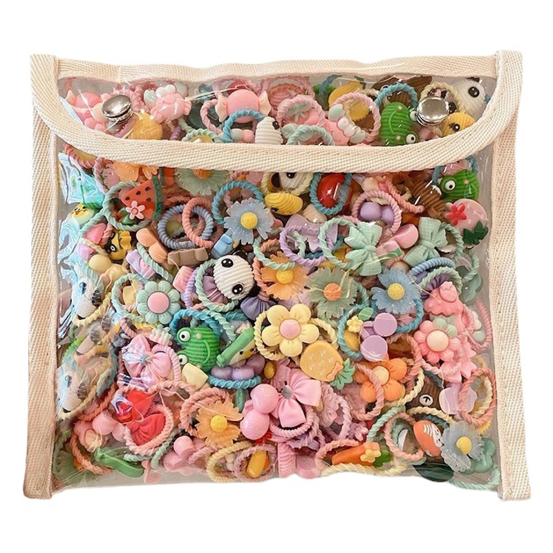 El lazo para el cabello del bebé no daña el cabello, banda de goma pequeña, cuerda para la cabeza, banda de goma elástica alta, cuerda para el cabello para niñas, tocado, accesorios para el cabello para niños al por mayor