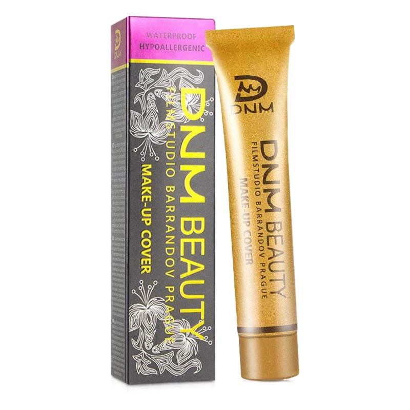 DNM маленькая золотая трубка консилер основа крем покрытие прыщей следы веснушки шрам Татуировка красная кровь шелк темные круги Веснушка порошок