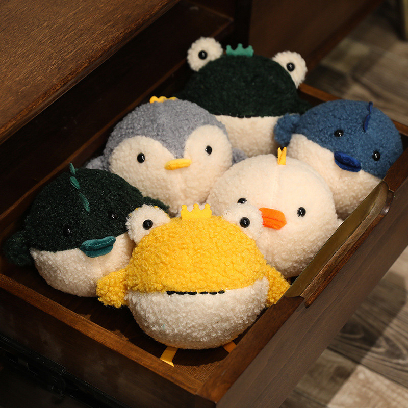 Decompression Pinch Music Toy Cartoon Ball Spit Bubble Small Animal Decompression Slow Rebound Memory Foam Plush Doll