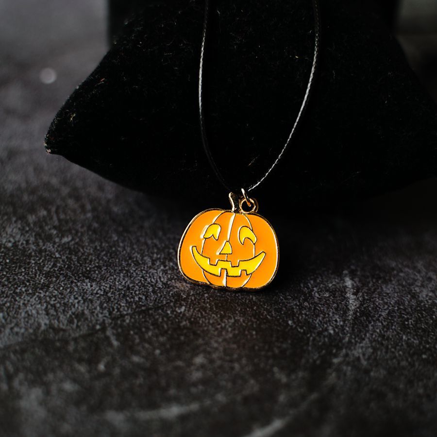 Fashion Pumpkin Bat Alloy Unisex Pendant Necklace