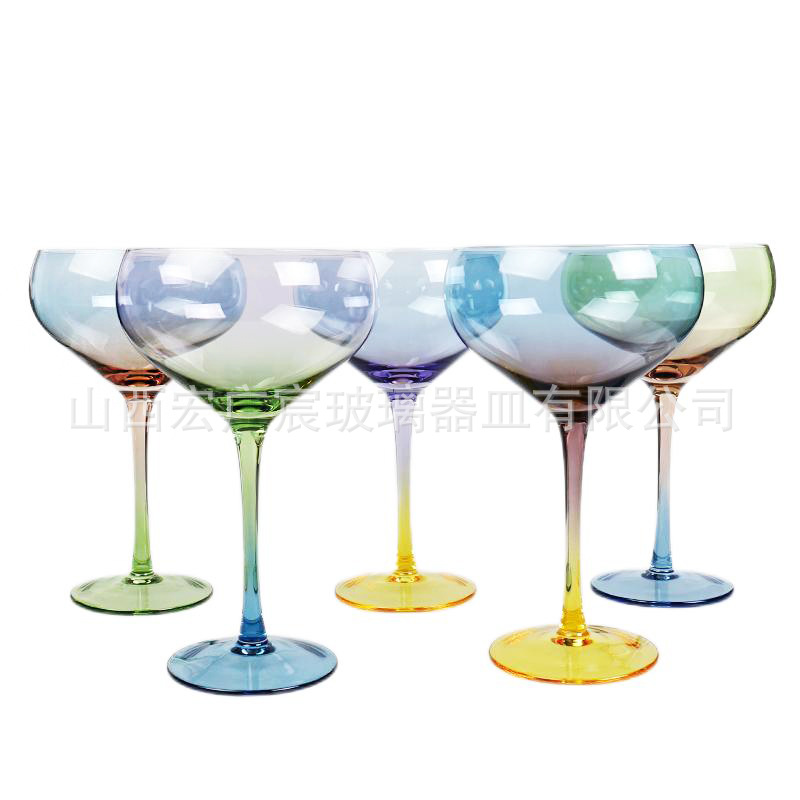 Modern creative glass wineglass for home use