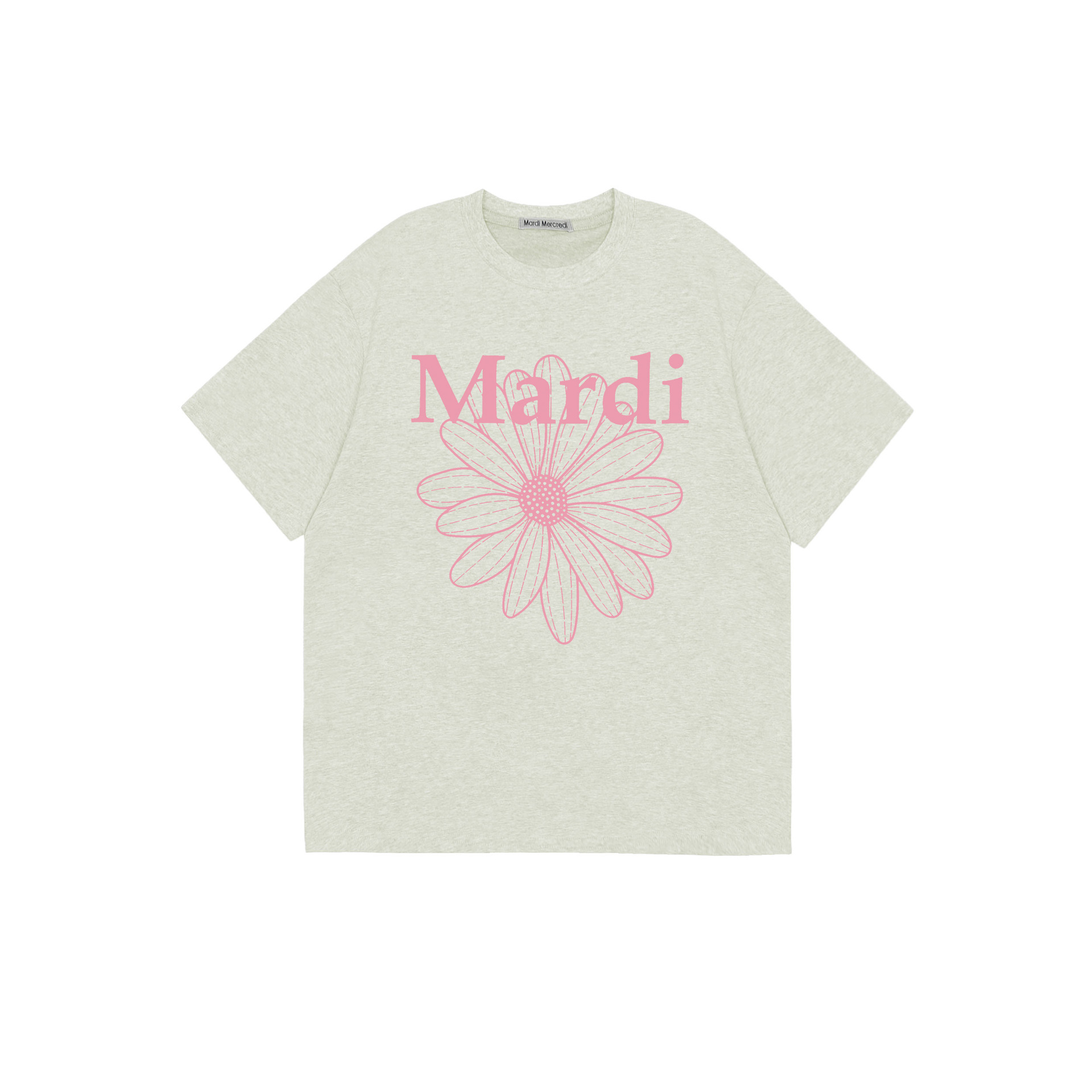 2025 新マルディ半袖右肩スリムフィットゴールドハイシルバー同スタイルデイジードックスフード犬 Tシャツホットガール着用