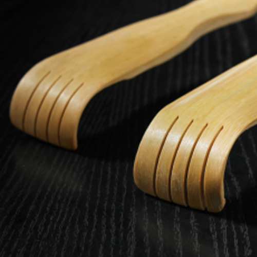 Dual-purpose anti-itch scratcher, anti-hand paw, back scratcher, bamboo wooden roller massage, multi-functional double-wheel scratcher, others