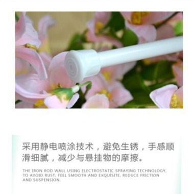 Iron White Telescopic Rods for Door Curtains, Curtain Rods, and Shower Curtain Rods. Available in Multiple Specifications and Sizes | Simple and Affordable Special Offer