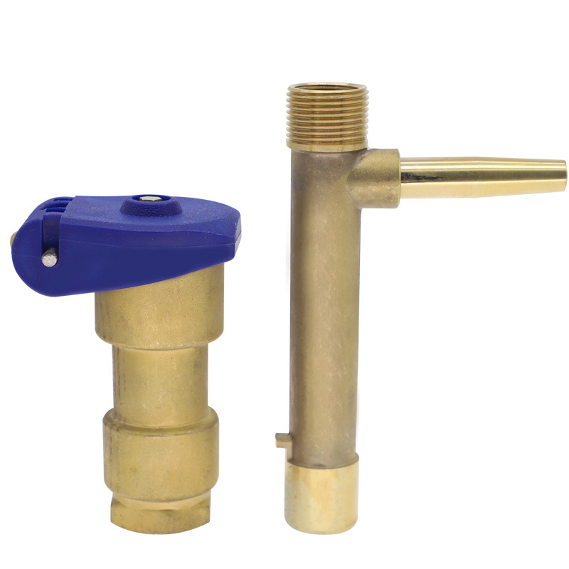 Válvula de toma rápida de agua de latón precio unitario de riego agrícola sin impuestos
