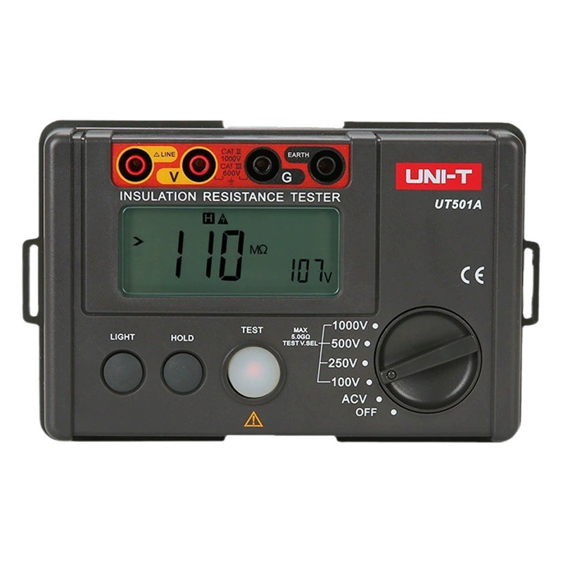Uleid UT501A/UT502A Тестер сопротивления изоляции Электронный шейкер 500 В Цифровой мегомметр 1000 В