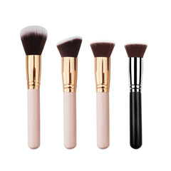 Single makeup brush, flat head foundation brush, blush powder brush, slanted head makeup brush, beauty tool gift